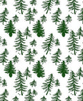Dark Forest Evergreen Trees Collection Rug