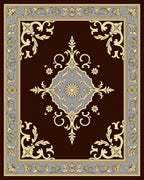 Elegant Floral Corner Classic Rug
