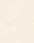 Cream Abstract Wavy Lines Rug