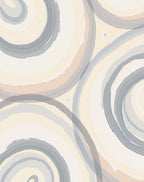 Soft Abstract Swirls Pattern Rug