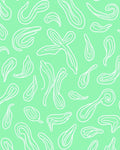 Abstract Swirly Leaf Pattern Rug