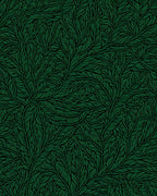 Deep Emerald Lush Foliage Organic Rug
