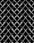 Intricate Interlocking Gray Geometric Pattern Rug