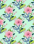 Spring Blossom Floral Pattern Rug