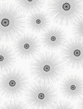 Modern Starburst Floral Pattern Rug