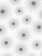 Modern Starburst Floral Pattern Rug