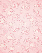Abstract Pink Cloud Pattern Rug