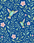 Birds and Floral Pattern Design Rug