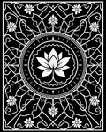 Classic Floral Mandala Pattern Rug
