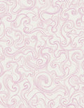 Elegant Pink Swirl Pattern Rug