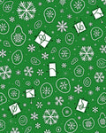 Joyful Snowflake Gift Pattern Rug