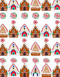 Whimsical Gingerbread House Candy Swirl Rug