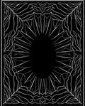 Radiating Starburst Abstract Design Rug