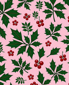 Festive Holly Berry Scatter Rug