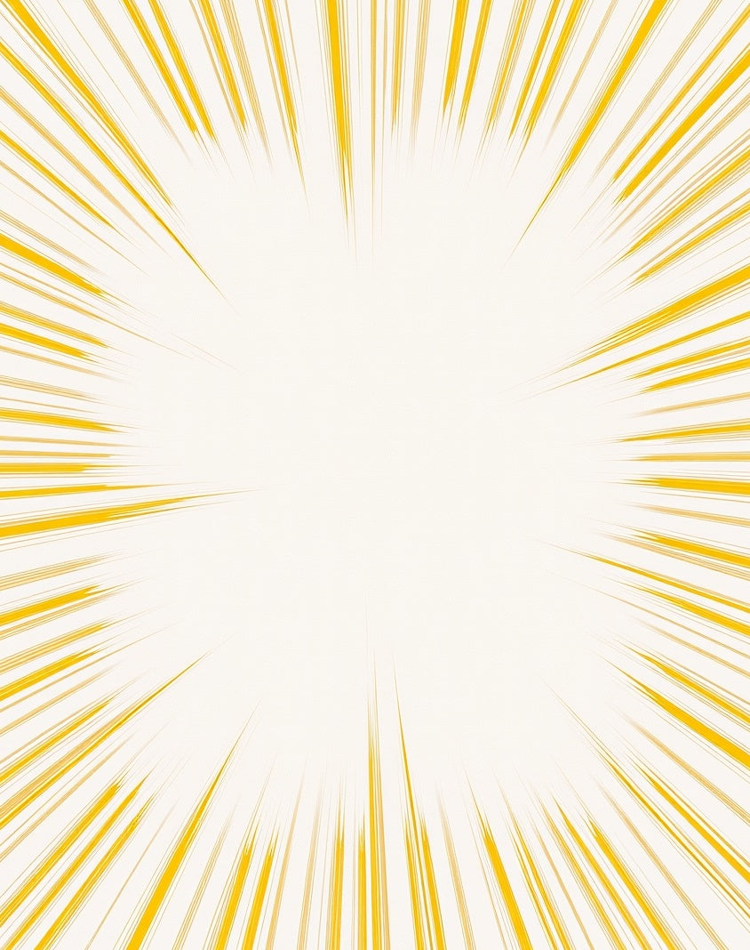 Radiant Yellow Burst Patterned Rug