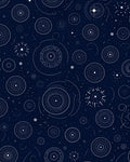 Celestial Circles Starburst Pattern Rug
