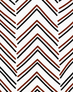 Abstract Chevron Pattern Black Brown Rug