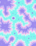 Radiant Psychedelic Starburst Pattern Rug