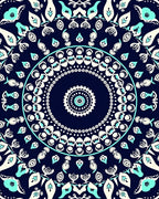 Mandala Lace Inspired Pattern Rug