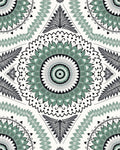 Classic Mandala Floral Patterned Rug