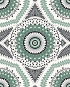 Classic Mandala Floral Patterned Rug