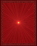 Radiant Burst Sunburst Pattern Rug