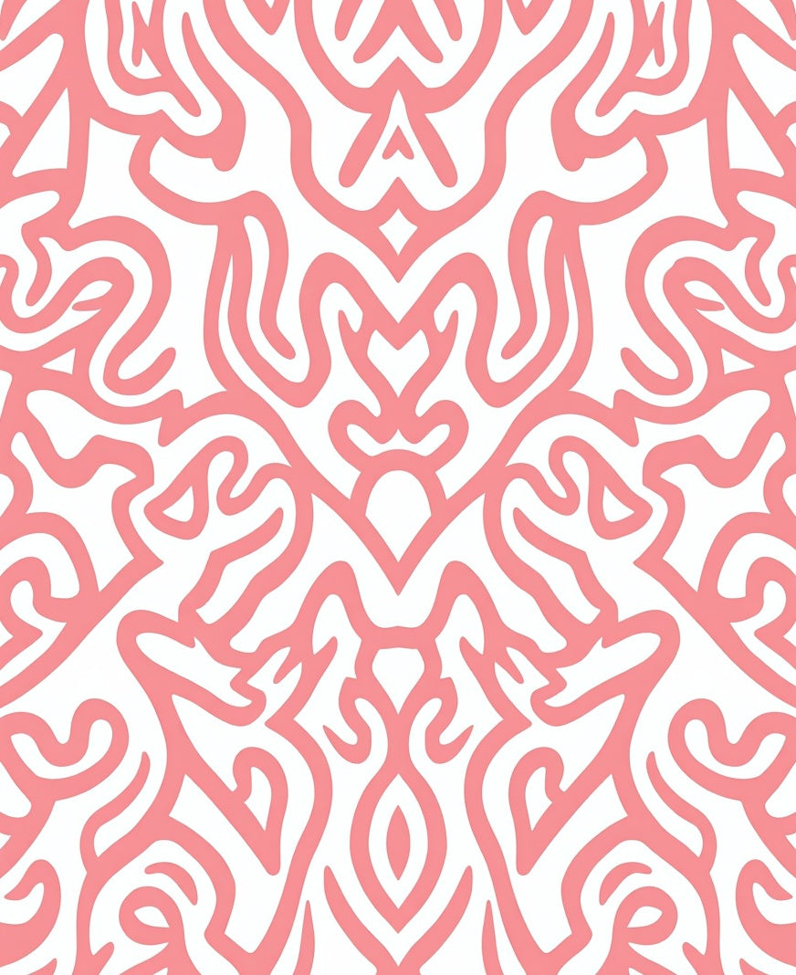 Organic Swirls Patterned Rug