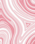 Pink Marble Swirl Design Rug