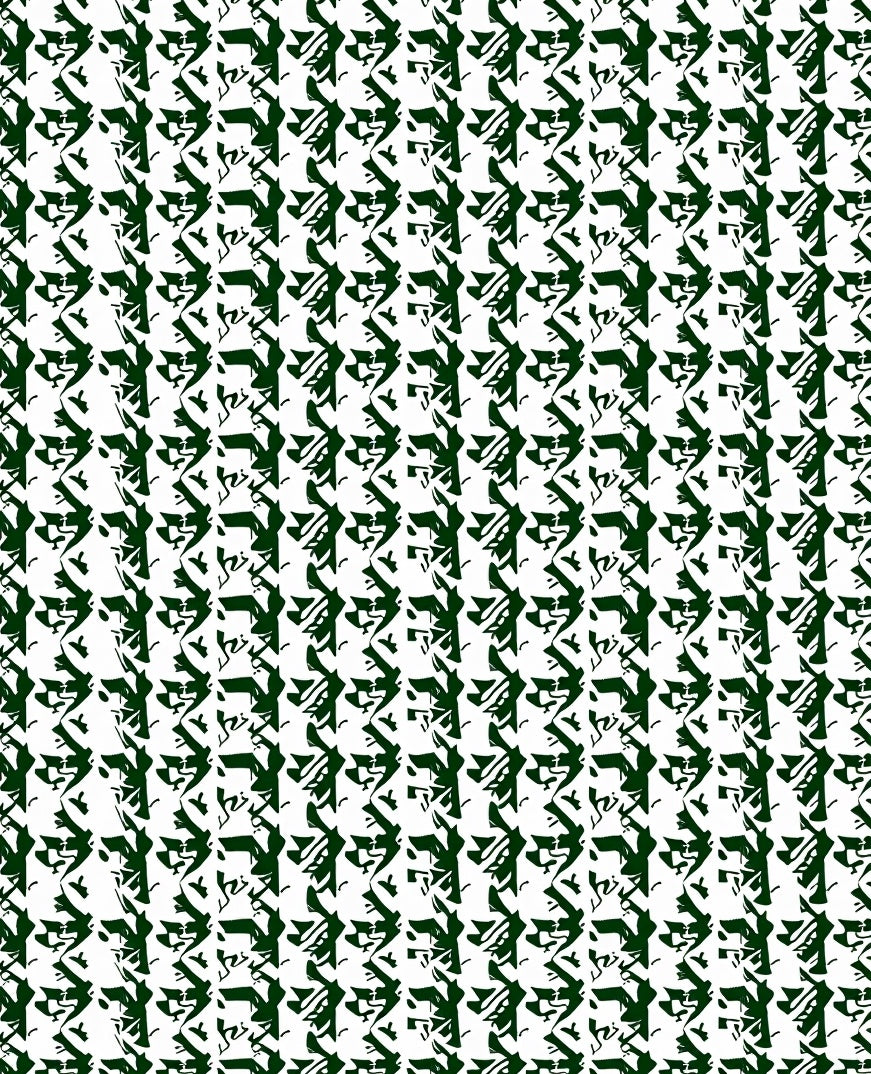 Tonal Houndstooth Pattern Design Rug
