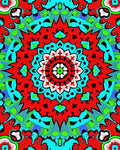 Vibrant Abstract Mandala Design Rug