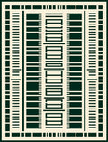 Graphic Geometric Blocks Pattern Rug