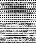 Abstract Script Pattern Rug