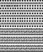 Abstract Script Pattern Rug