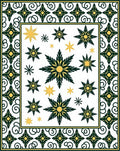 Starflower Art Deco Geometric Pattern Rug