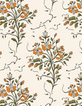 Vintage Floral Sketch Vines Rug