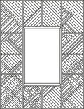 Abstract Geometric Stripe Pattern Rug