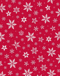 Festive Snowflake Pattern Design Rug