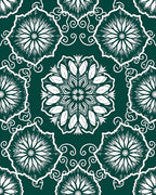 Intricate Floral Mandala Pattern Rug