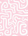 Playful Swirl Pastel Pattern Rug