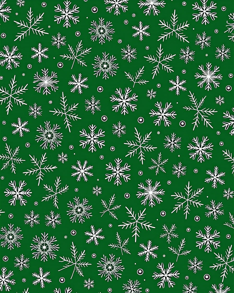 Winter Snowflake Pattern Design Rug