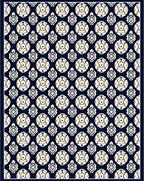 Classic Geometric Mandala Pattern Rug