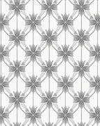 Geometric Floral Art Deco Pattern Rug