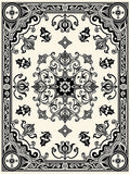 Intricate Classic Floral Scrollwork Rug