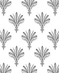 Art Deco Floral Motif Pattern Rug