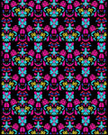 Vibrant Floral Pattern Design Rug