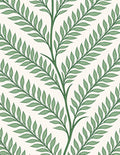Evergreen Leafy Vine Branches Rug