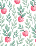 Pink Apple branch Pattern Rug