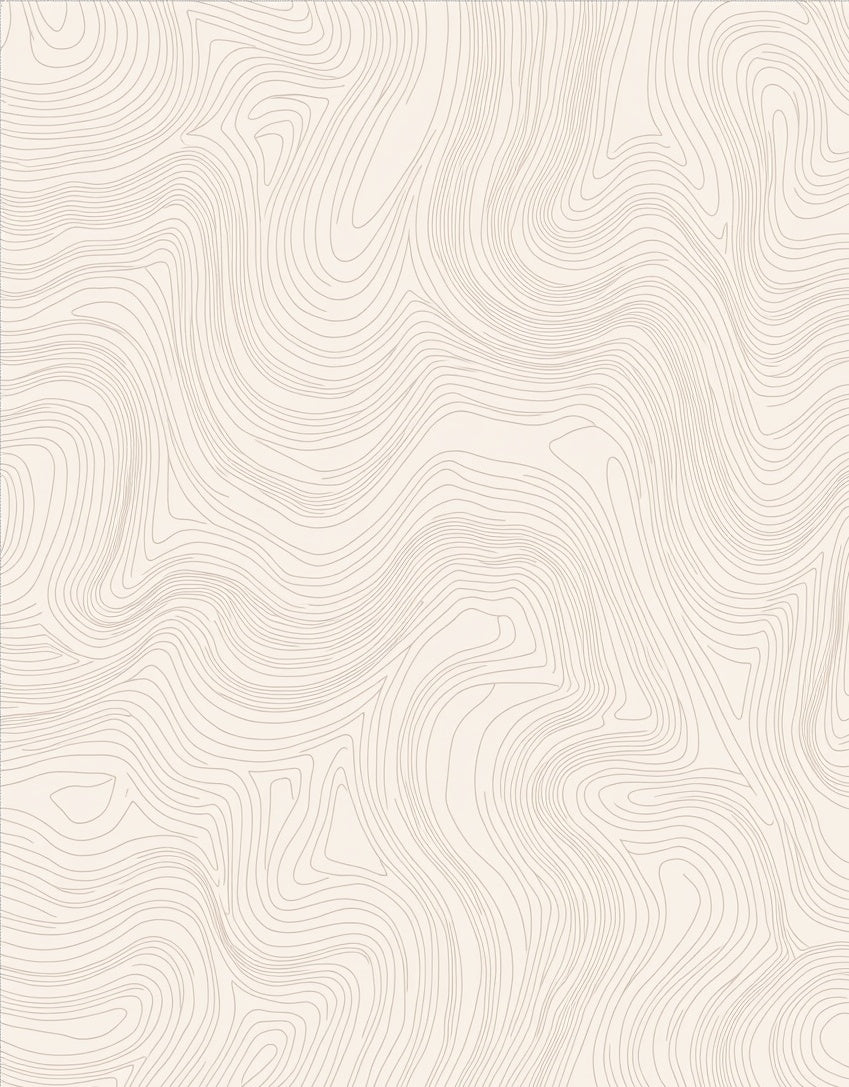 Abstract Contour Line Pattern Rug