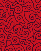 Bold Swirls Abstract Pattern Rug