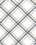 Classic Tartan Diagonal Pattern Design Rug